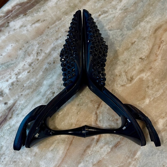 Women’s JEFFREY CAMPBELL Shiner Slingback Rhinestone Pointed Toe Pump- Size 8 - Picture 4 of 7